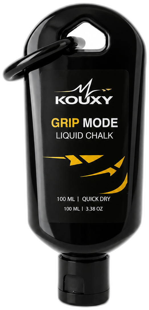 KOUXY Grip Mode liquid chalk bottle on transparent background