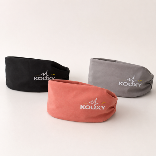 KOUXY Performance Headband — sweat-control training headband in three colors