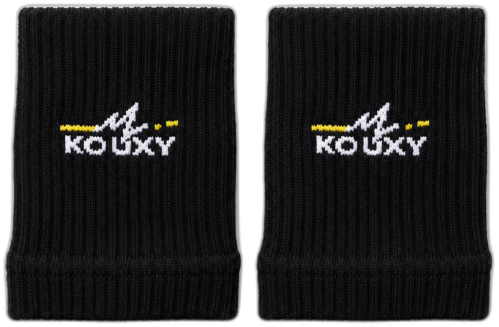 KOUXY Performance Wrist Bands — black wristband pair