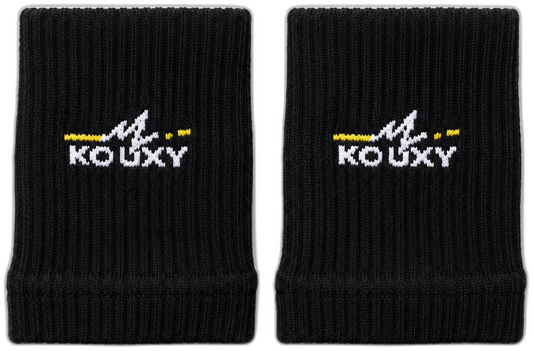 KOUXY Performance Wrist Bands — black wristband pair