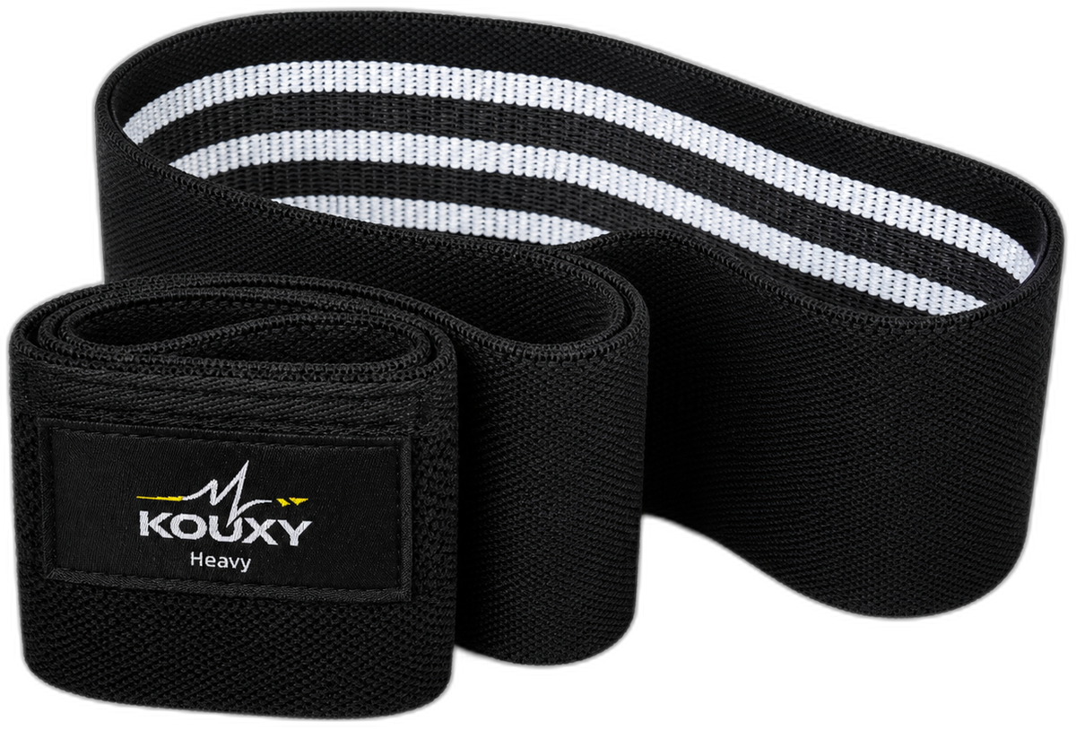 KOUXY Resistance Bands — non-slip knitted fabric detail