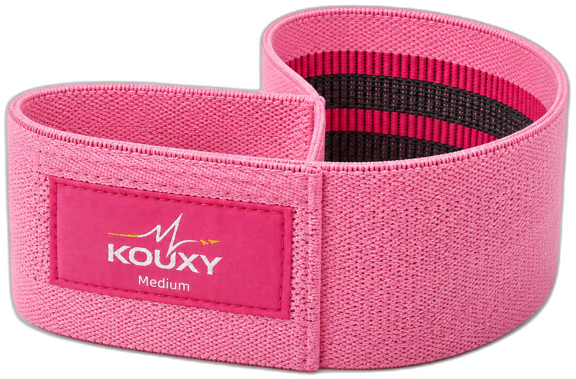 KOUXY Resistance Bands — three-band set laid flat